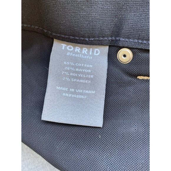 Torrid Women's Crop Bombshell Skinny Jeans High-Rise Premium Stretch Size 14 - Picture 8 of 14